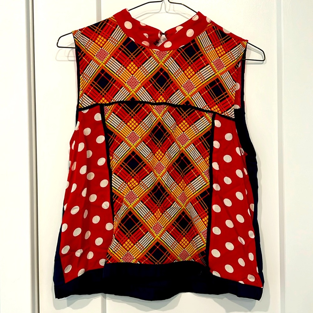 Anthropologie Tiny Brand Art Deco Tank XS-S EUC